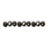 Creative Company Facet Beads Metallic Black, 100 °.