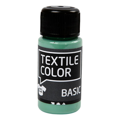 Creativ Company Textile Colour Pintura textil semiopaca verde mar, 50ml