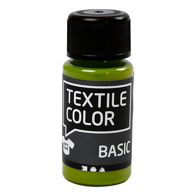 Creativ Company Textile Color Semi-dekkende Textielverf Kiwi, 50ml
