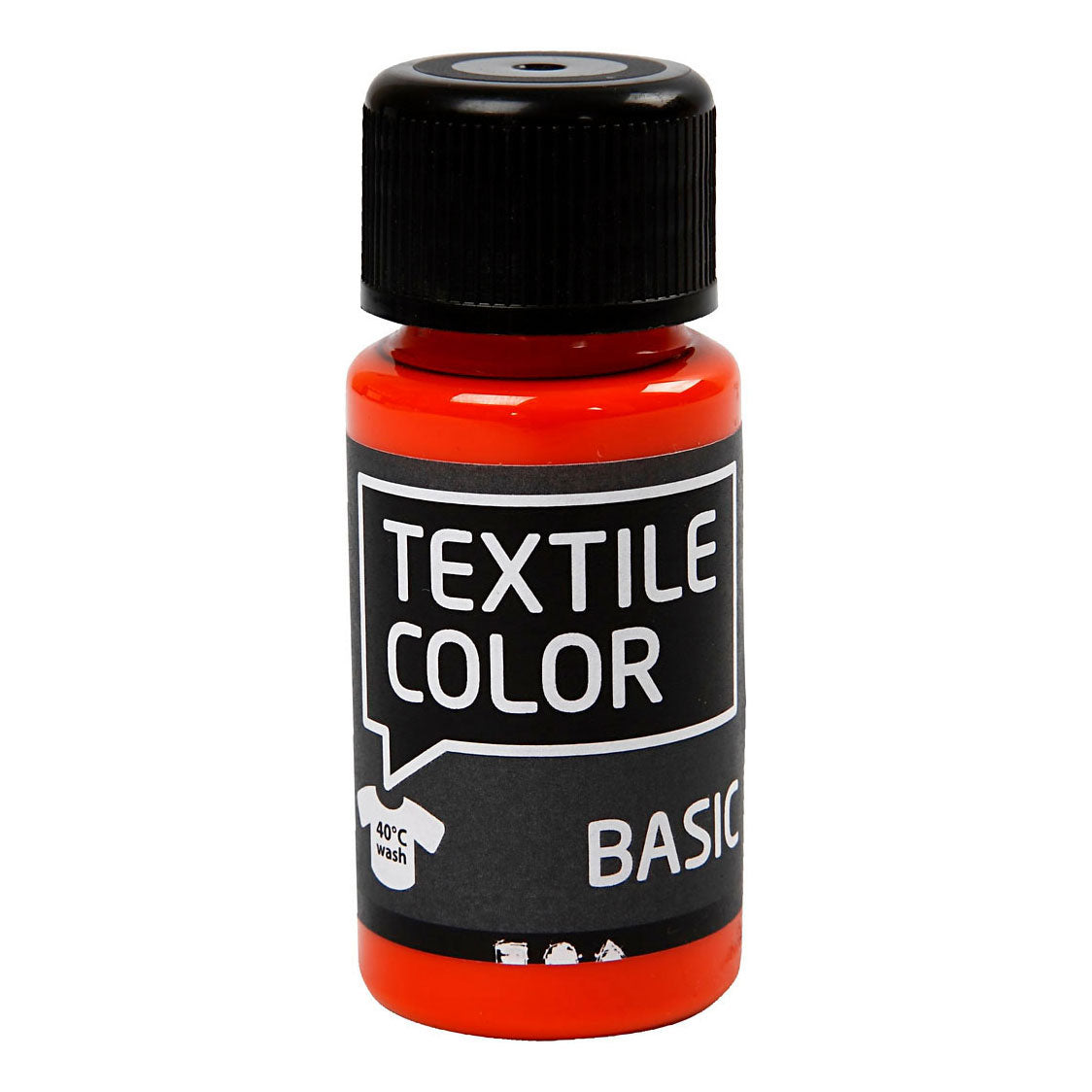 Creativ Company Textile Colour Vernice tessile semicoprente arancione, 50ml