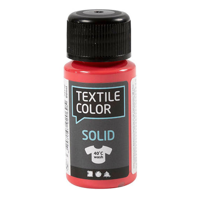 Creativ Company Textil Color: pintura textil que cubre rojo, 50 ml