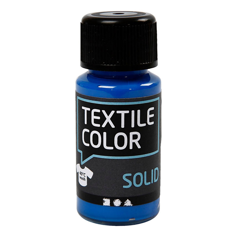 Creativ Company Textil Color que cubre pintura textil azul, 50 ml