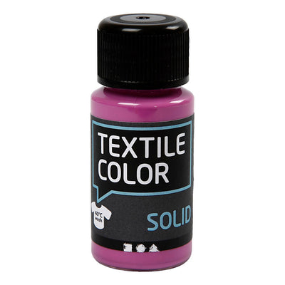 Creativ Company Textile Colour Vernice tessile coprente Fucsia, 50ml