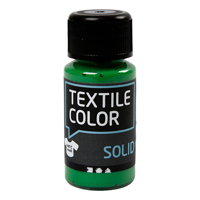 Creativ Company Textil Color que cubre pintura textil verde brillante, 50 ml