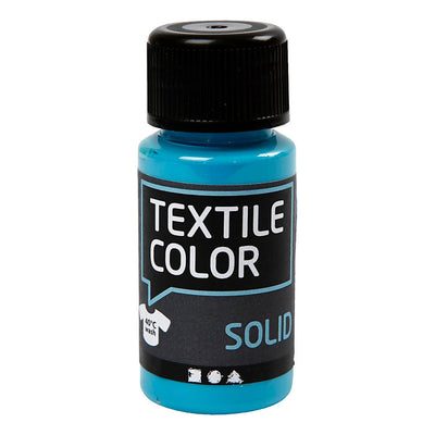 Creativ Company Textile Colour Vernice tessile coprente Blu turchese, 50ml