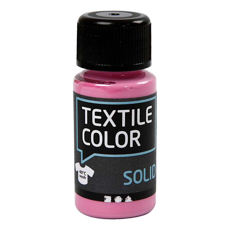 Creativ Company Textile Colour Pintura Textil Opaca Rosa, 50ml