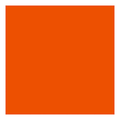 Creativ company textile color dekkende textielverf - neon oranje, 50ml