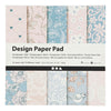 Creativ Company Bloque de papel de diseño rosa, 50 hojas