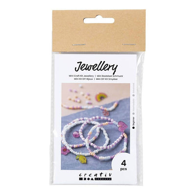 Creativ Company Mini Hobbyset Jewelry Subsink Película Pulseras Purple
