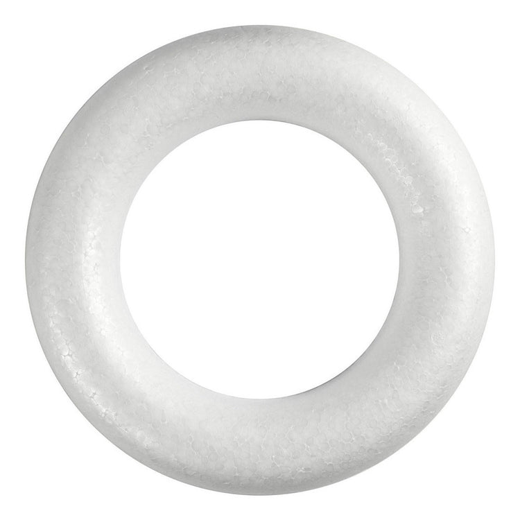 Creativ Company Styropor Rings with flat back, 30 cm
