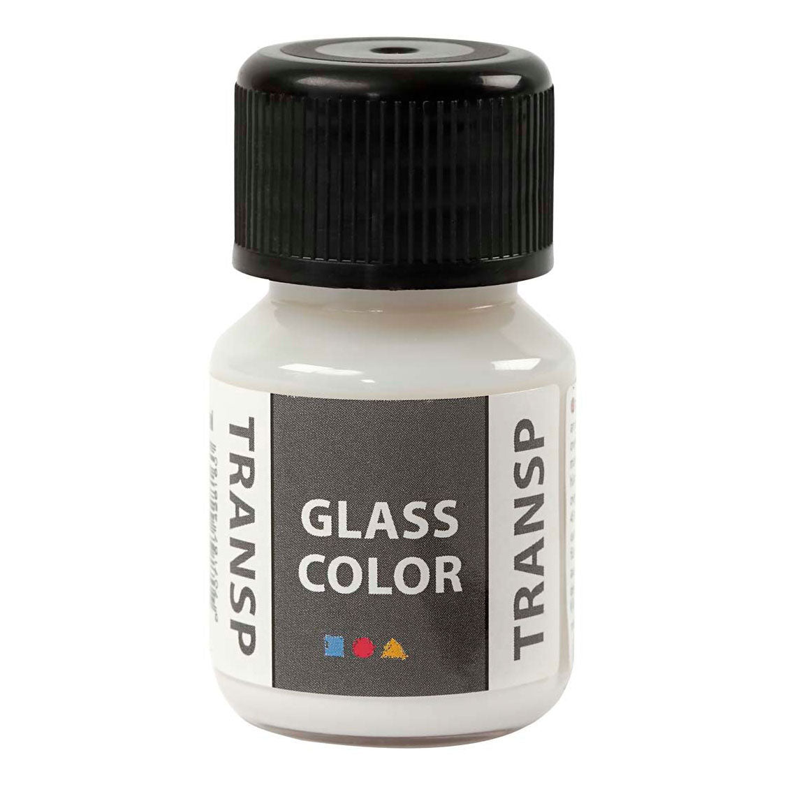 Creativ Company Glass Color Pintura Transparente Blanca, 30ml