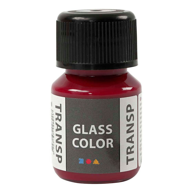 Creative Company Glass Color Transparent Paint Pink, 30 ml