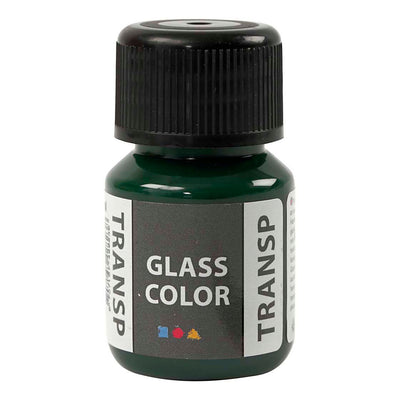 Creativ Company Glass Color Transparante Verf Briliant Groen, 30ml