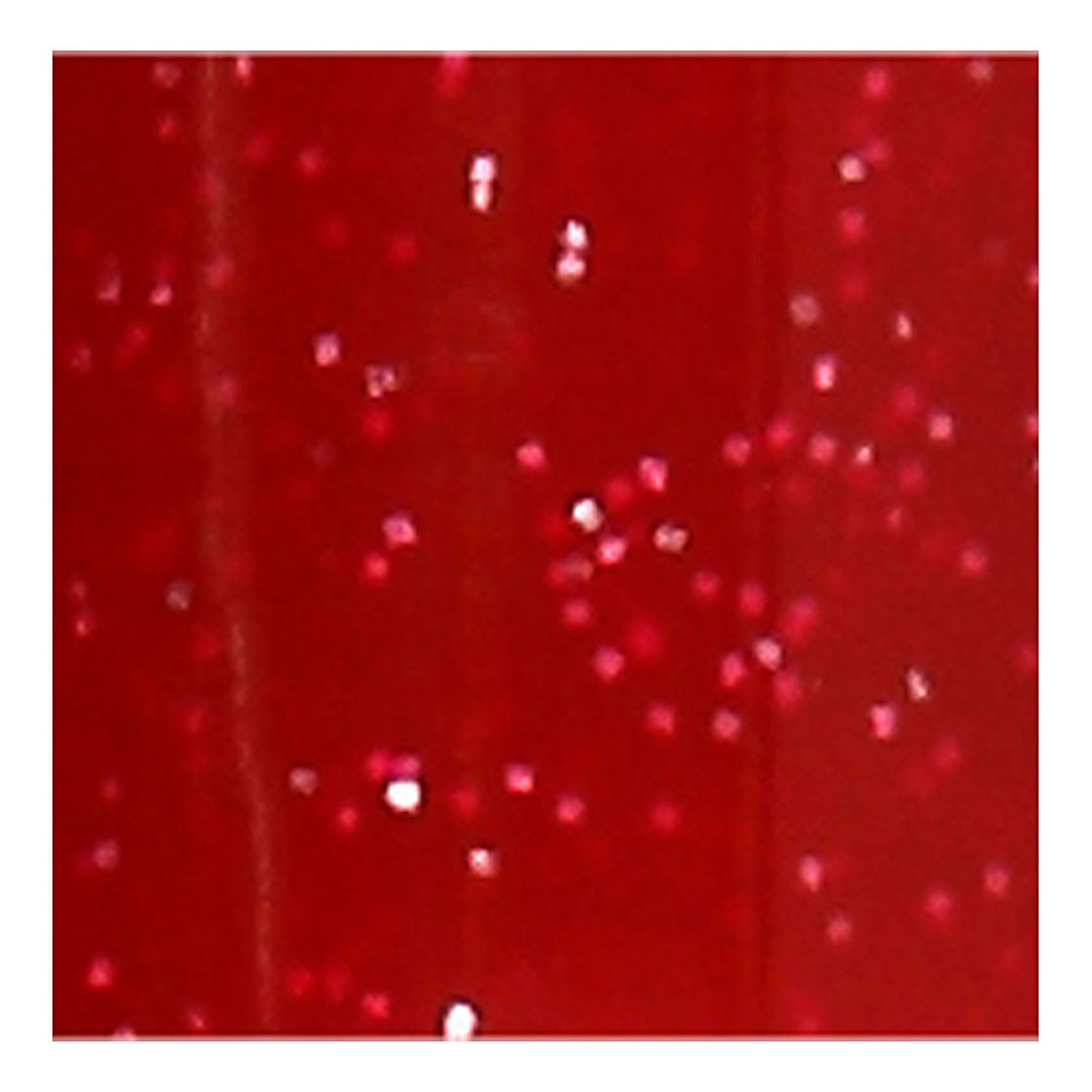Creativ Company Penna in vetro e porcellana glitterata semicoprente rosso scuro