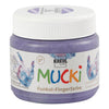 Creativ Company Mucki Finger Paint Viola Metallizzato, 150ml