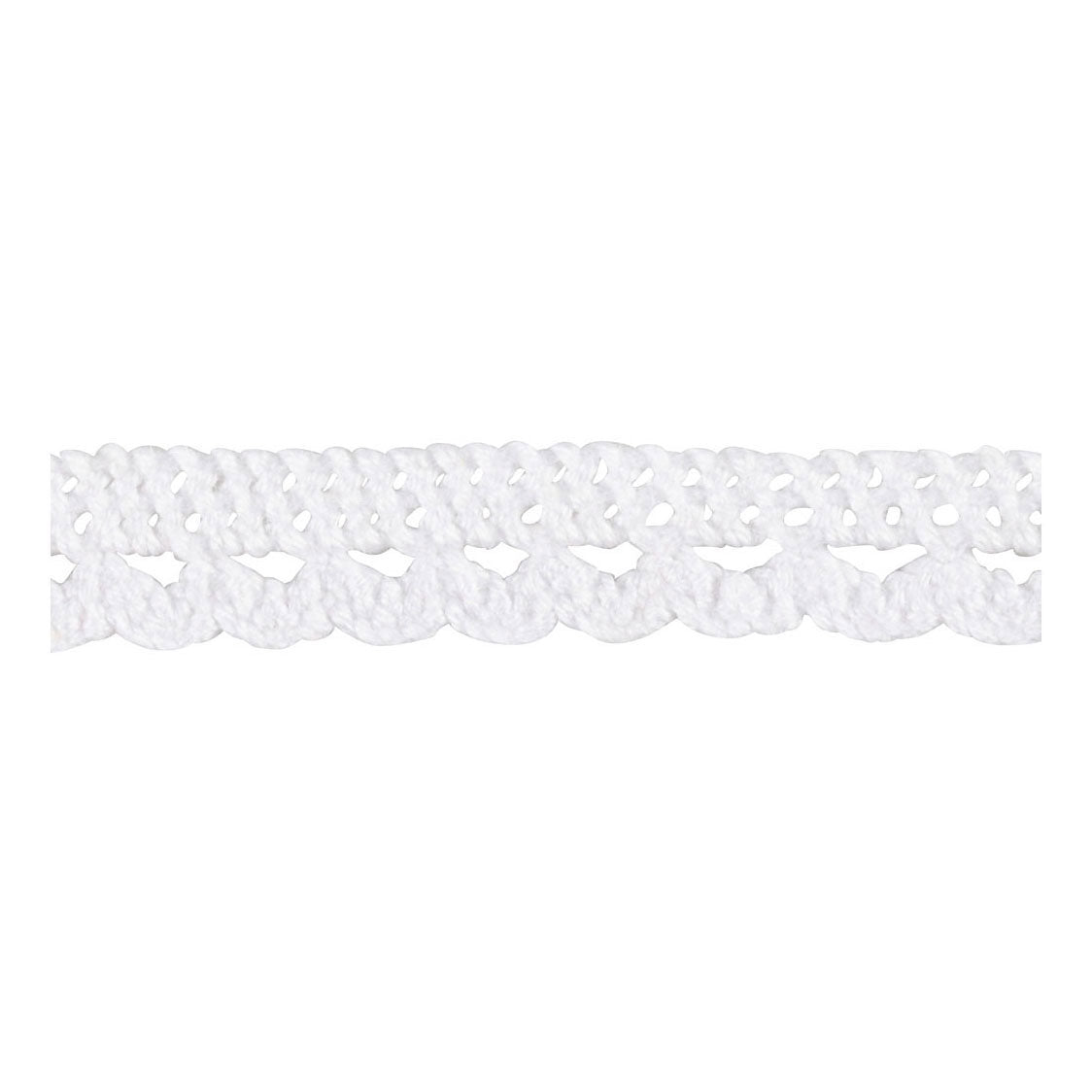 Creative Company Lace Ribbon White, 10m