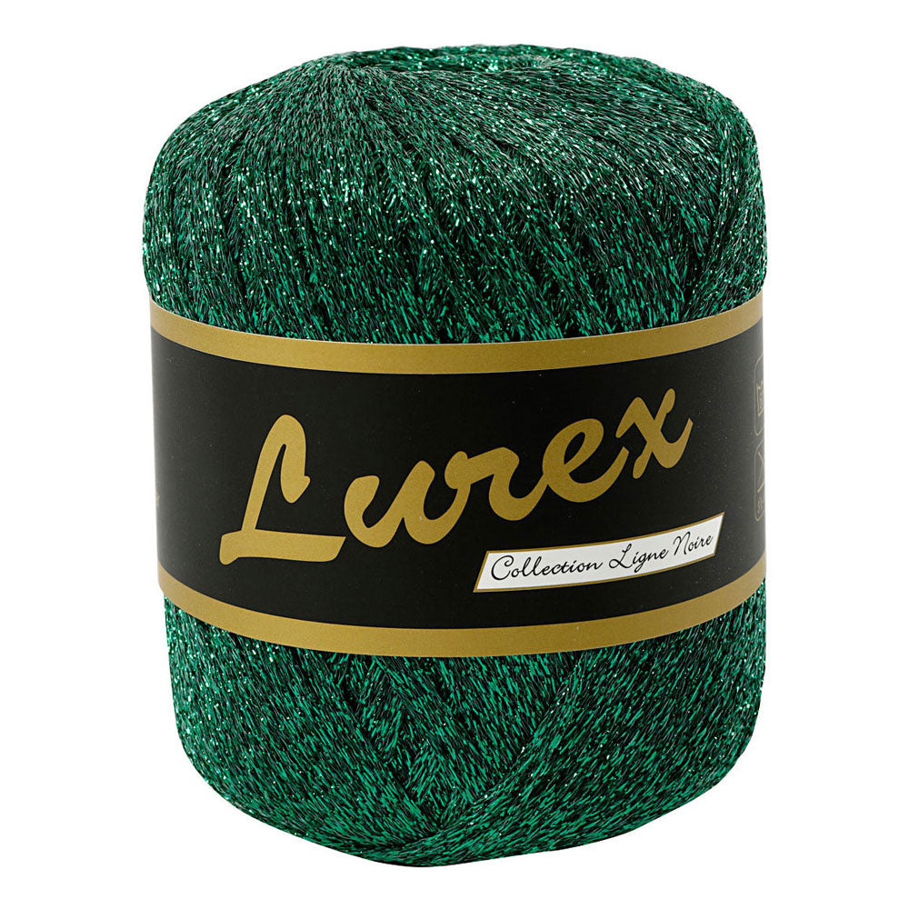 Creativ Company Lurex Glitter Yarn Green, 160m