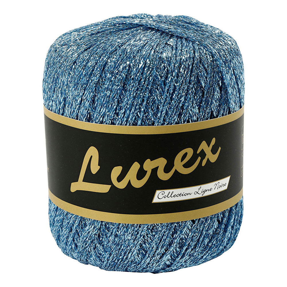 Creative Company Lurex Glitter Yarn Blue, 160m