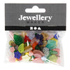 Beads de vidrio de creativ Company diversas hojas y flores, 60 gramos