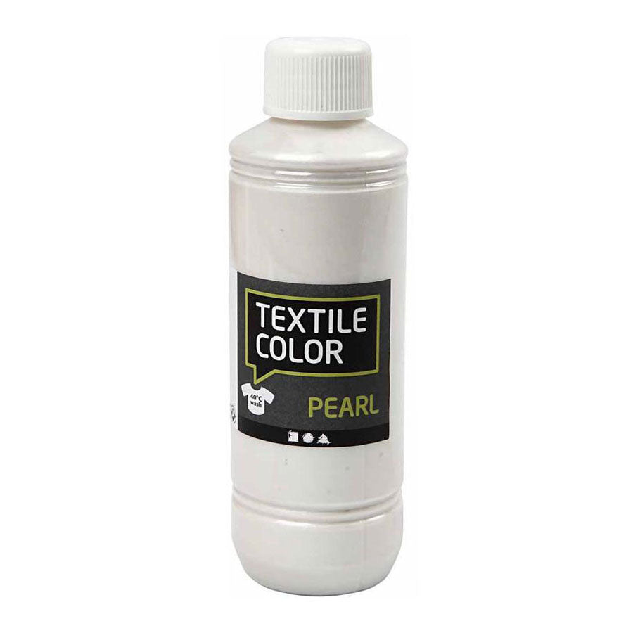 Creative Company Textile Colow Covering Textile Paint Base Pearl, 250ml