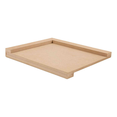 Creative Company Wooden Linoleum Holder a destra, 29x25cm