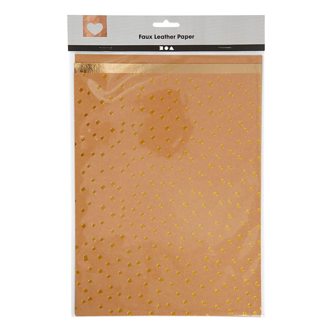 Creative Company Fux Leather Paper, 3 fogli