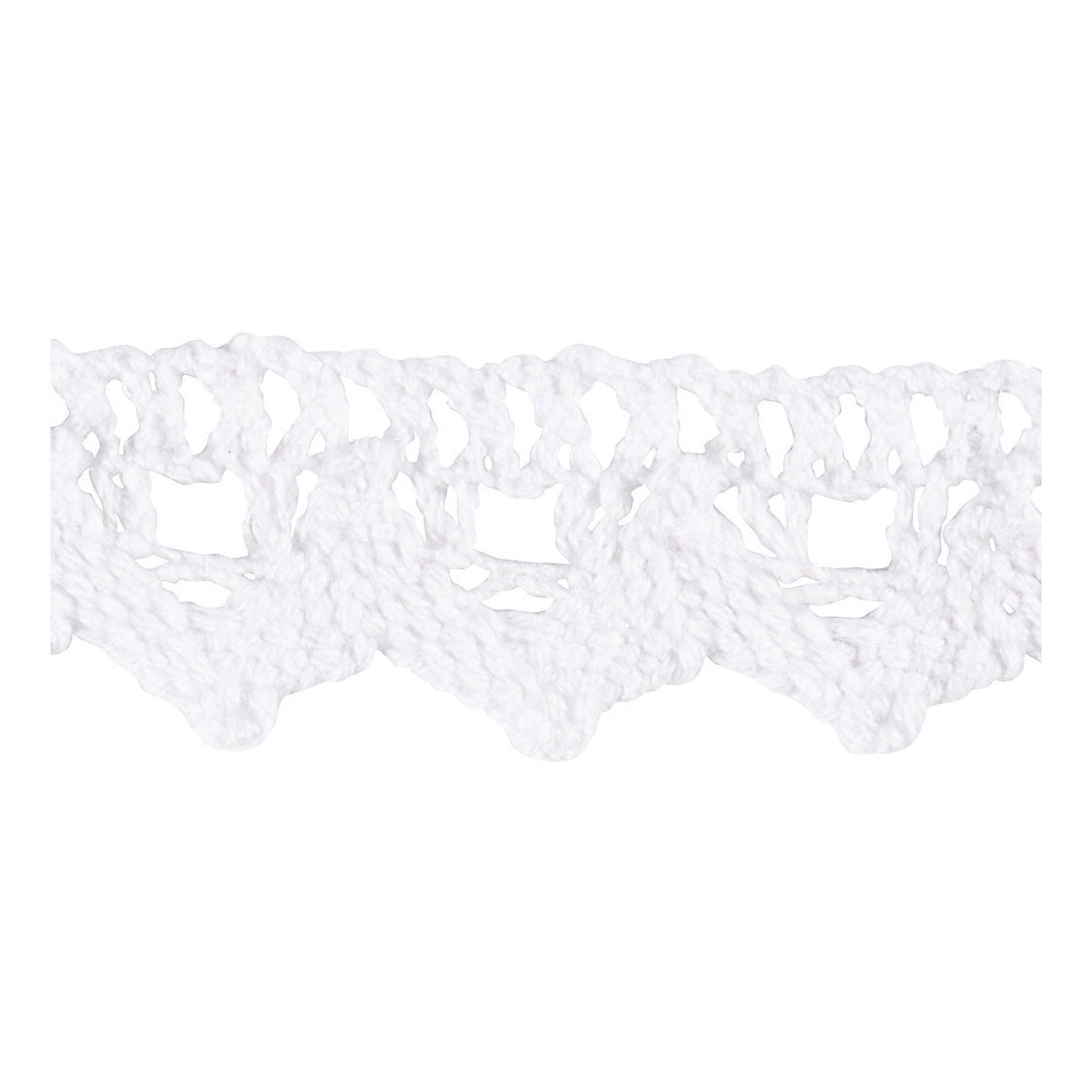 Creative Company Lace Ribbon White, 10m