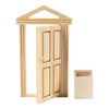 Creativ company http: www.cchobby.nl deur-met-kroonlijst-en-brievenbus-h-5-5-18-cm-b-3-5-10-5-cm-1-doos
