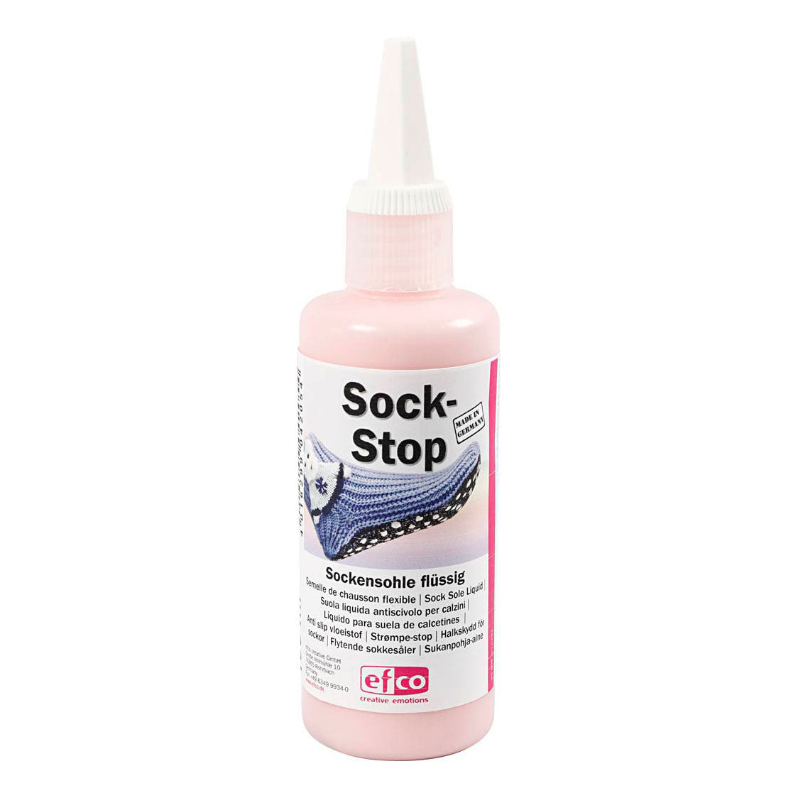 Creativ Company Sock-Stop Antiscivolo Rosso chiaro, 100ml