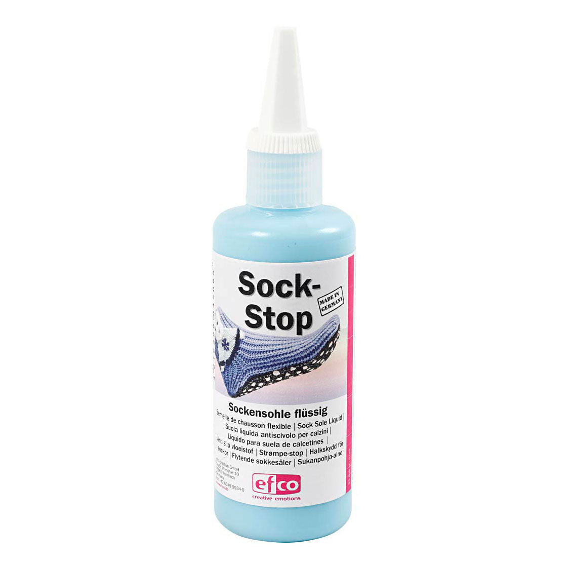 Creativ Company Sock-Stop Antiscivolo Azzurro, 100ml