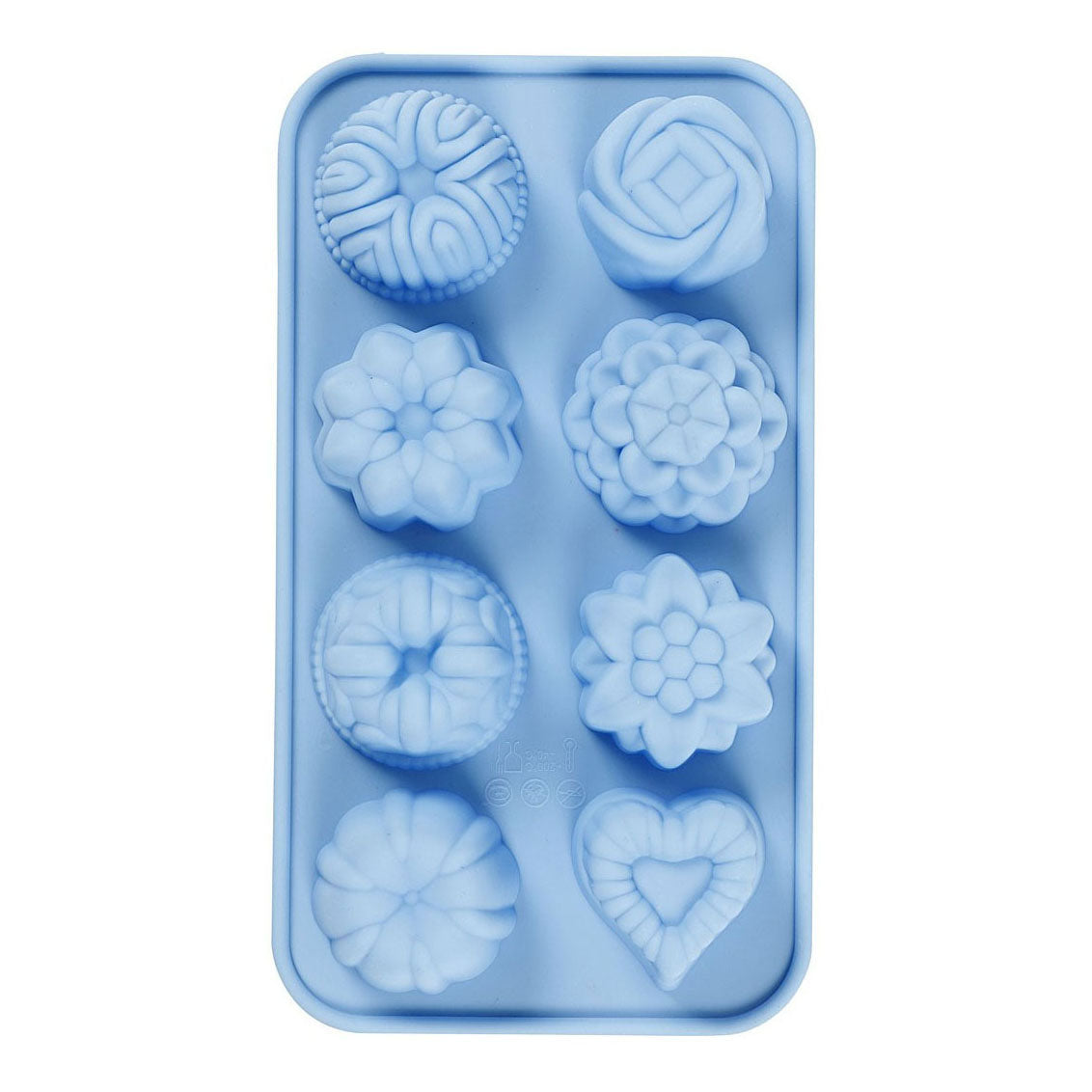 Creative Company Silicone Pourmal Cakes Blue