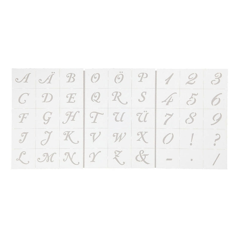 Modello di lettere e numeri dell'azienda creativa