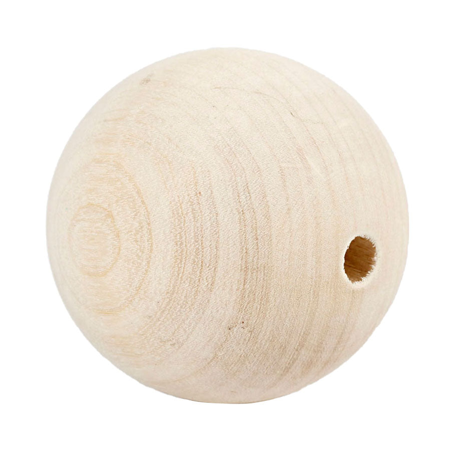 Creativ company houten kraal 6mm, 3st.