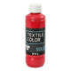 Creativ empresa textil color cubierta pintura textil roja, 250 ml