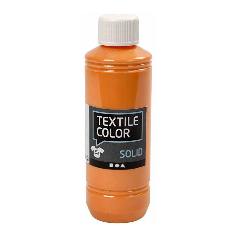 Creative Company Textile Colow Covering Textile Paint Orange, 250ml