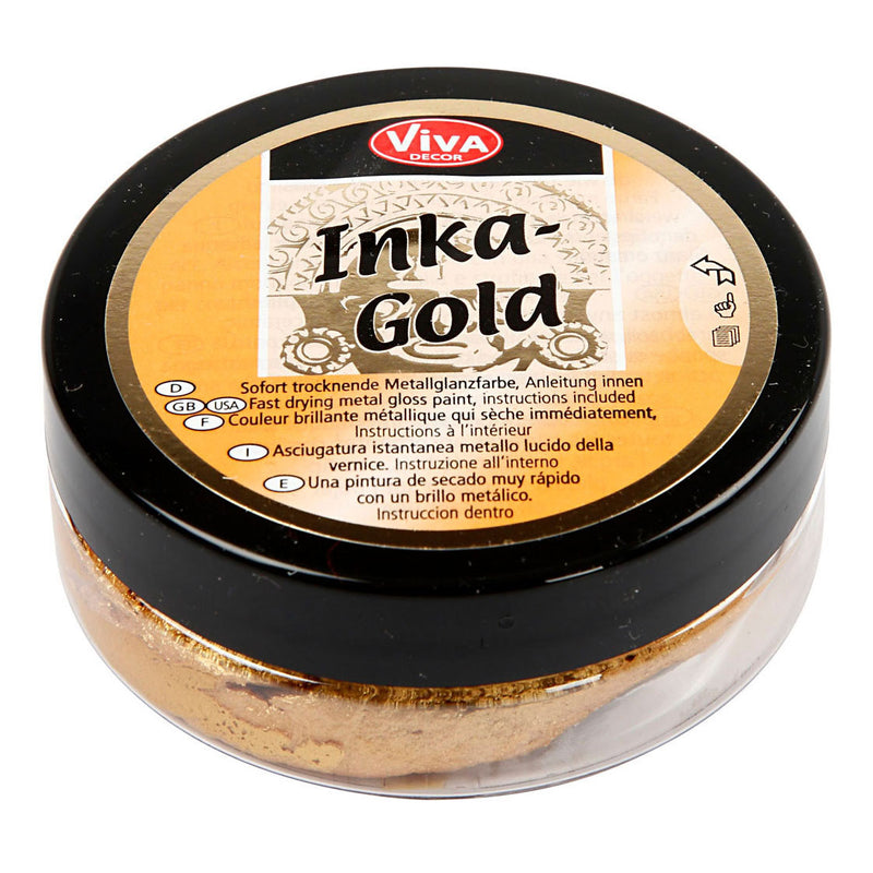 Creative Company Inka-Gold Gloss Wax Gold, 50ml