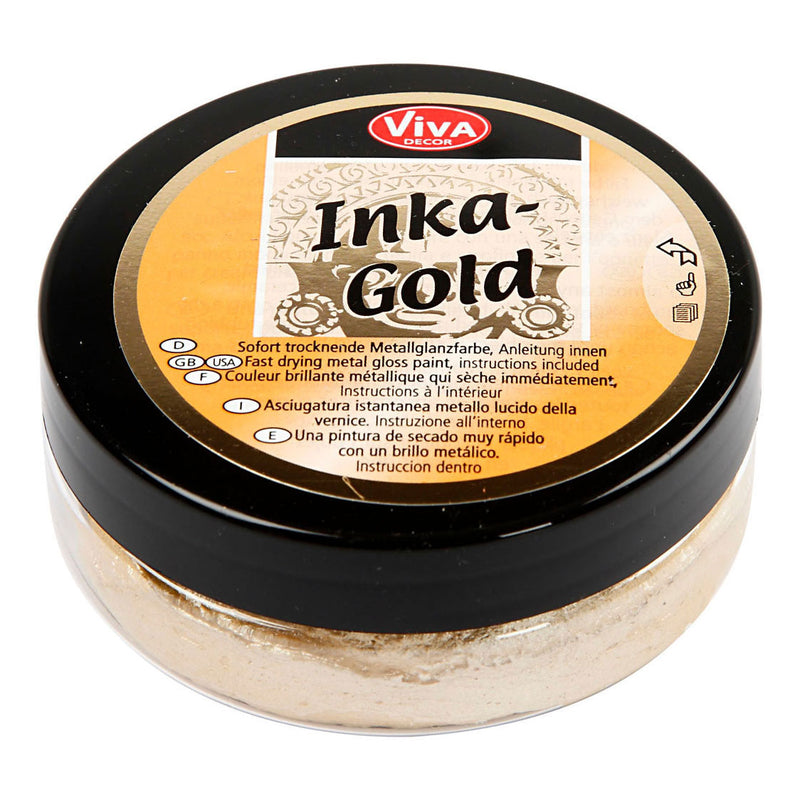 Creative Company Inka-Gold Gloss Wax Gold, 50ml