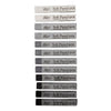 Creativ Company Gallery Pastel Soft Set Black White Harmonie, 12st.