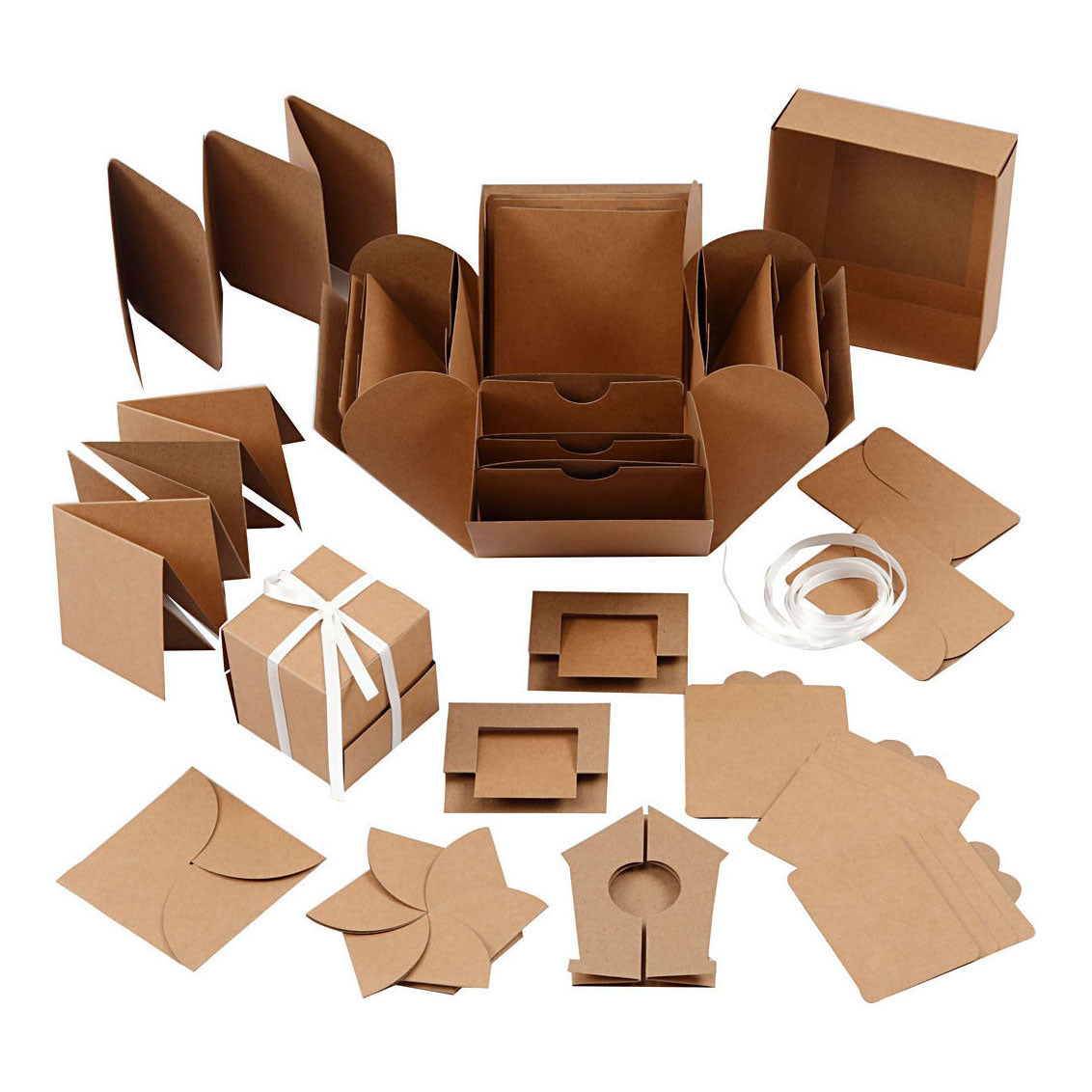 Creative Company Explosion Box Box Box Set Naturel