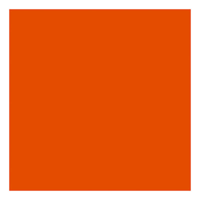 Creativ company acrylverf glitter voor kinderen - oranje, 500ml