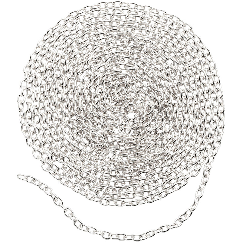 Creativ company jasseron, ancho: 2 mm, plateado, 2 m 1 pieza