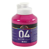 Creative Company Acrilic Paint glitter per bambini rosa, 500 ml