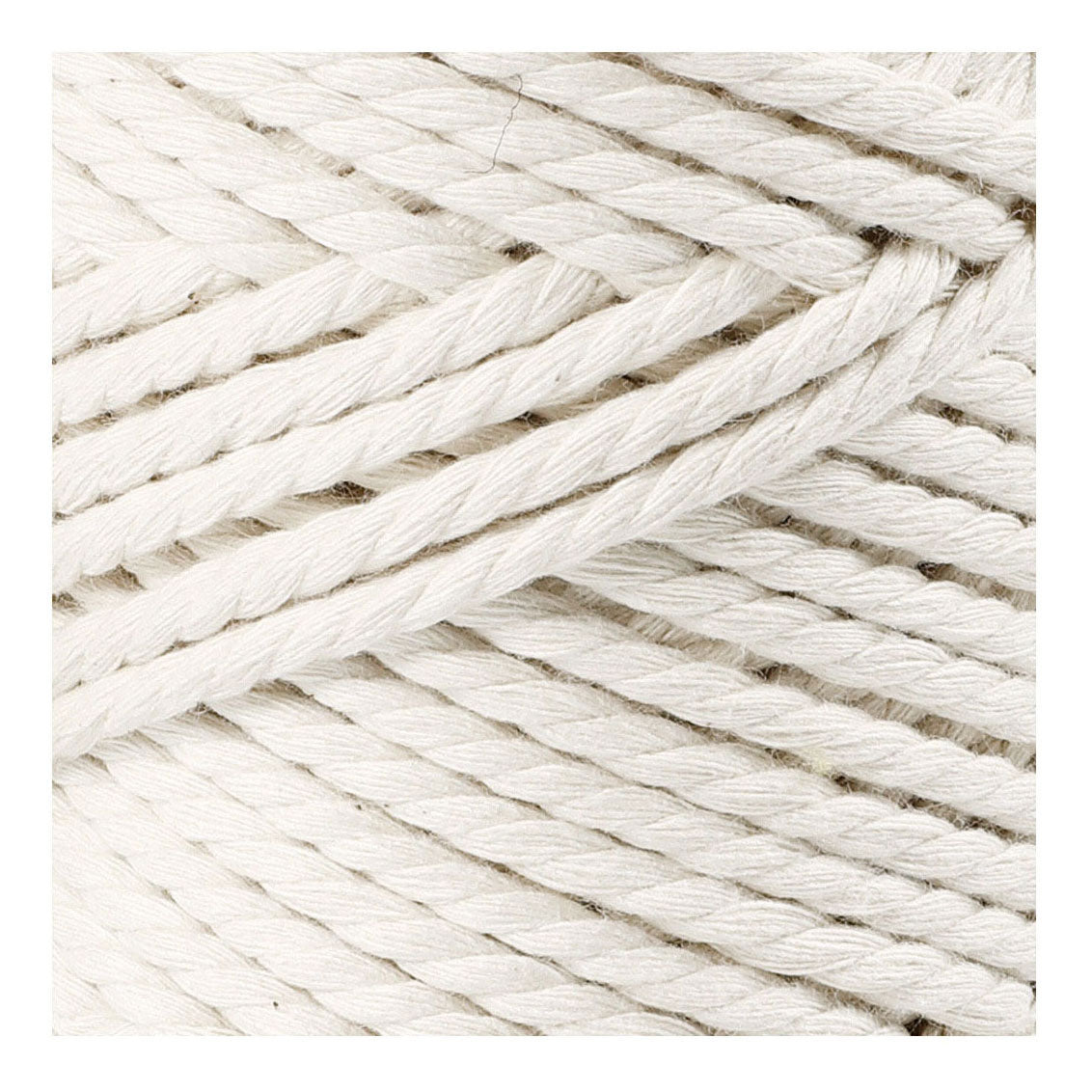 Creativ empresa macrame cable fuera de blanco, 55m