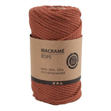 Creativ Company Macrame Cord Bunt Orange, 55m - afbeelding 1