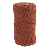 Creativ Company Macrame Cord Bunt Orange, 55m - afbeelding 2