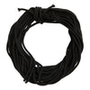 Creativ empresa poliéster cable negro, 40 m