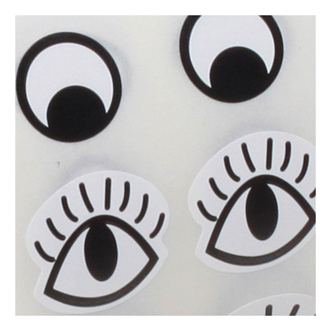 Creative Company Sticker Eyes Black White, 2000st.