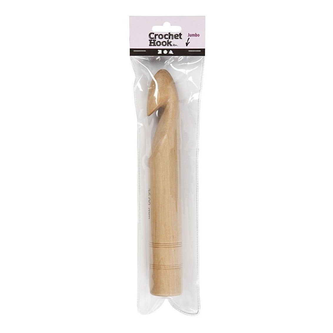 Creative Company Hout Crochet Hook, 35 cm