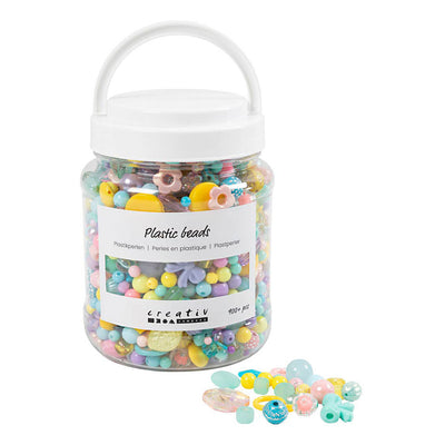 Creative Company Plastic Beads Colours, 700 ml