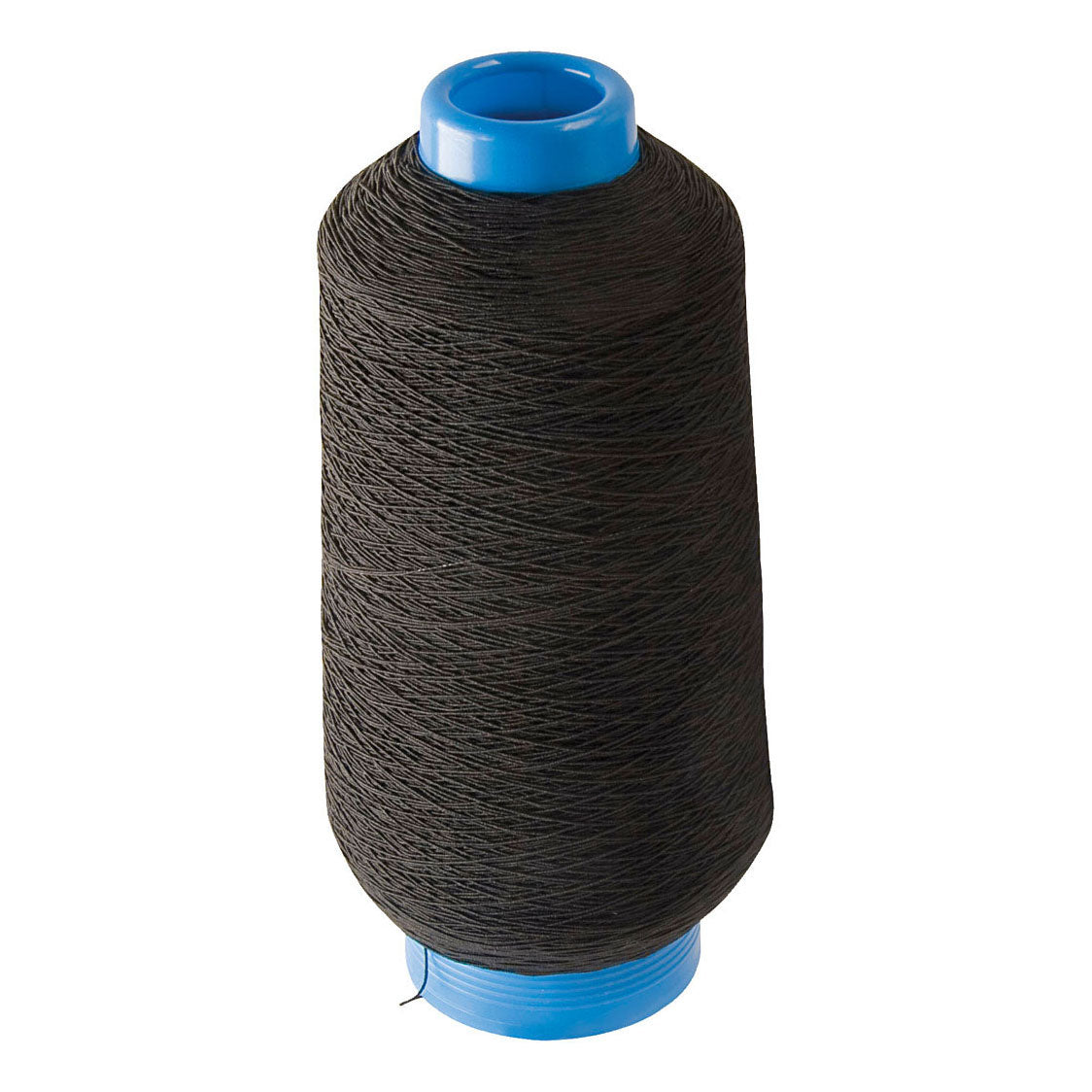 Creativ company thin round elastic yarn black, 1500m